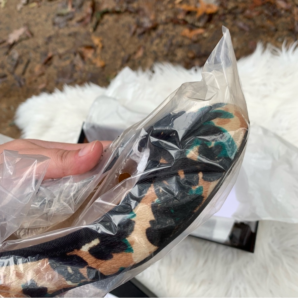 Coach Lara Ballet Flats Walnut Multi Slip-On Shoes Size 6 - Picture 4 of 7